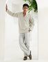 LINEN V-NECK SHIRT